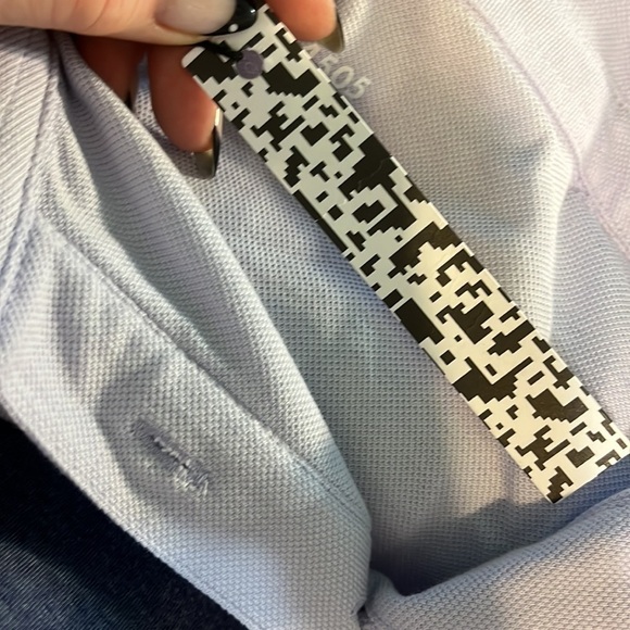 ASOS 4505 Mens Polo Shirt NWT Oversized Size Large Purple Collar - Picture 10 of 14